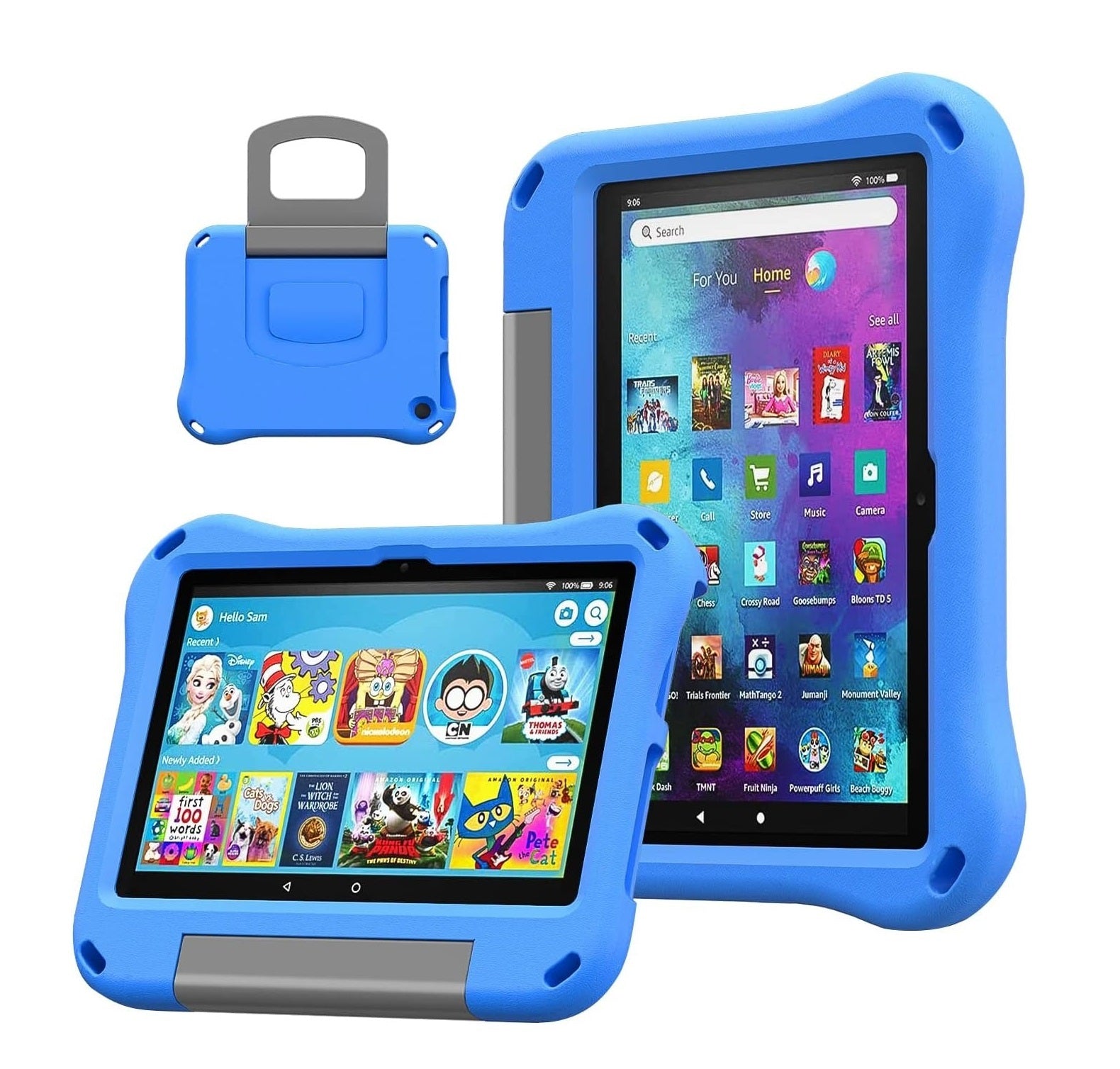 Cover Amazon Fire HD 10 ShockProof Con Asa y Soporte 11ª/13ª
