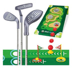 Kit De Golf Infantil Con Palos Ajustables y Hoyos De Práctica