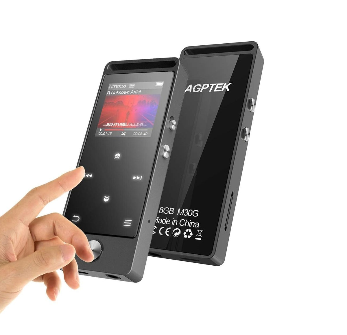 Reproductor MP3 Bluetooth Hi-Fi Con Pantalla HD (8GB)