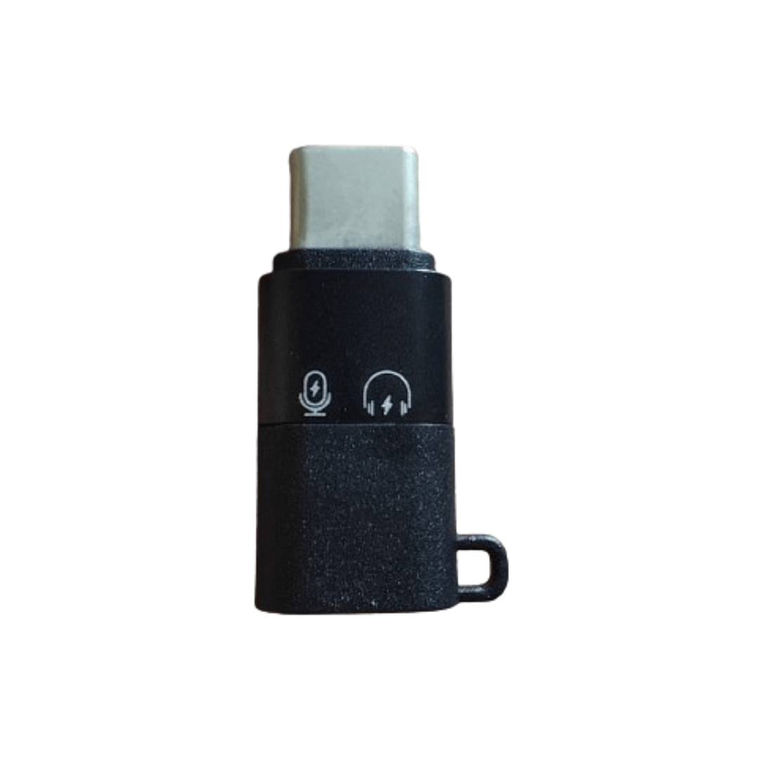 Adaptador De Audio Y Micrófono De Lightning A USB-C