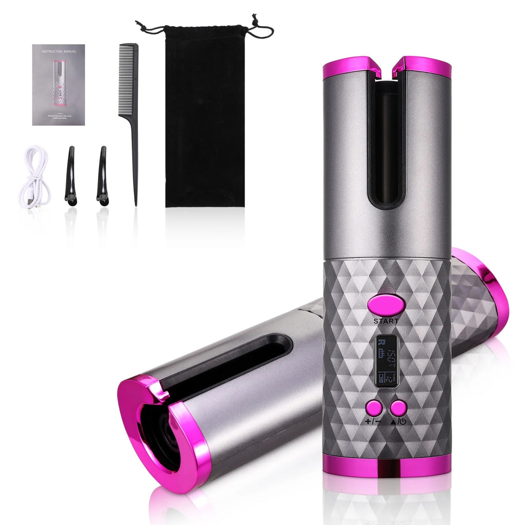 Rizador De Cabello Inalámbrico y Recargable 5000 mAh