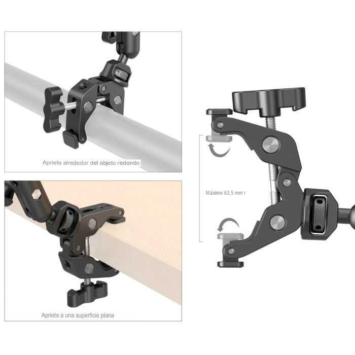 Soporte Articulado SmallRig Con Brazo Magico Para Celulares, Cámaras o Micrófonos