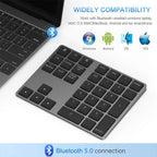 Teclado Numérico Inalambrico Recargable