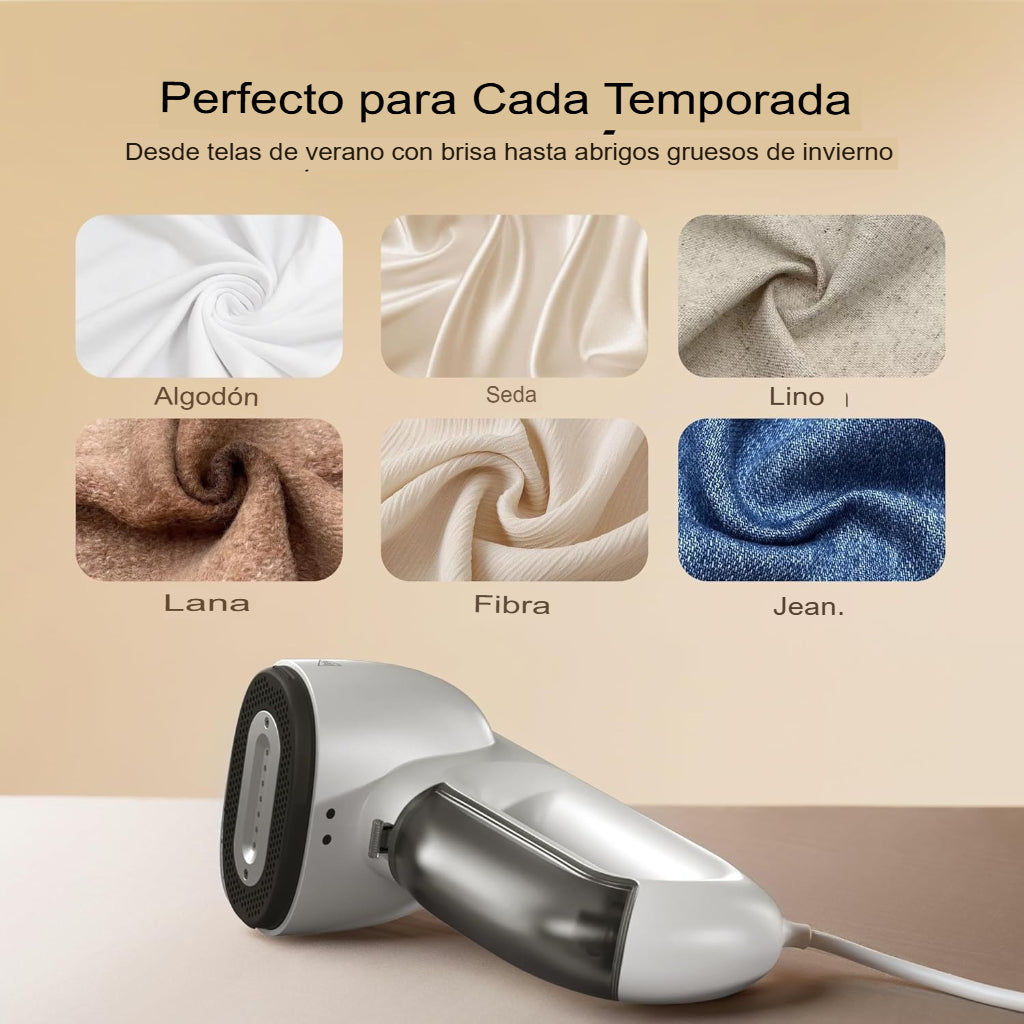 Plancha Vaporizadora Al Vacío 2 En 1 Con Succión De 2300 Pa y Plancha De Vapor Portátil Para Viajes
