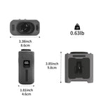 Ventilador Portátil De Cintura 3 En 1 Con Power Bank 10000mAh y Luz LED