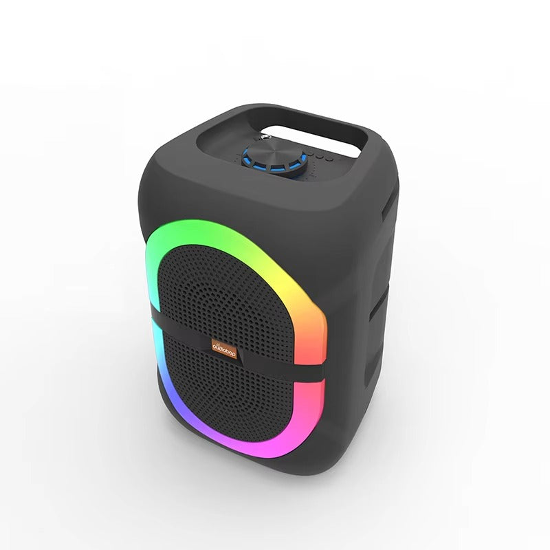 Bocina Inalambrica Bluetooth 8” LED y Función Karaoke