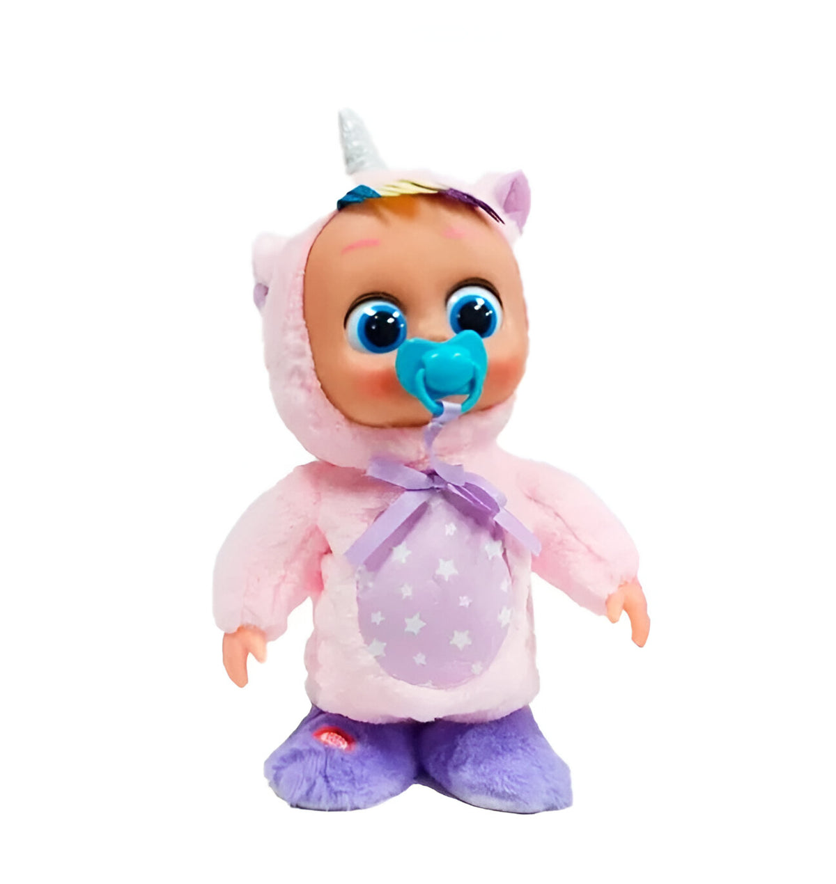 Muñeca CryBabies Bebé Con Pijama y Chupete Llora y Emite Sonidos