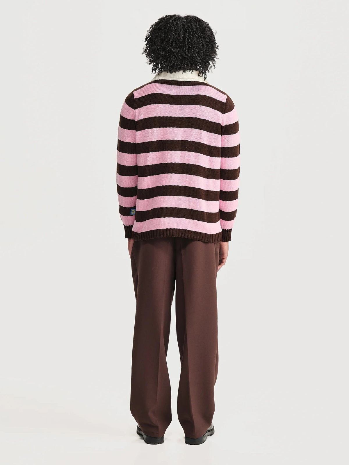 Chalecos y sweaters, color/material rosado, marca Maglione – vista 4
