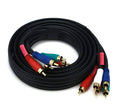 Cable Coaxial De Video/Audio Componente 100320 22AWG 5-RCA, 6 pies