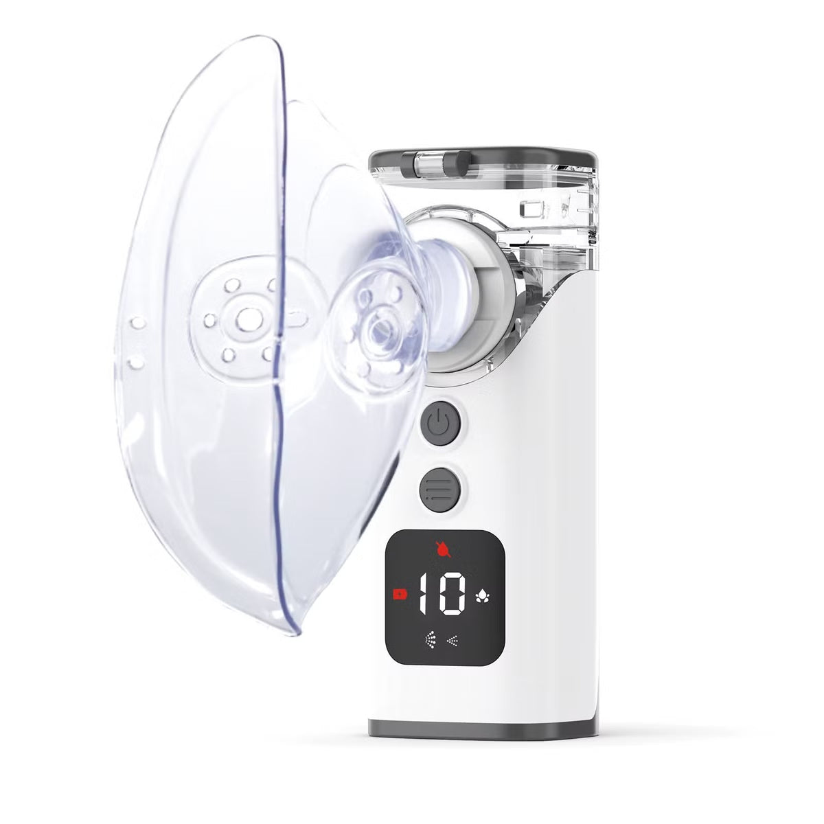 Nebulizador Mesh Digital Comprimido Portatil Y Recargable