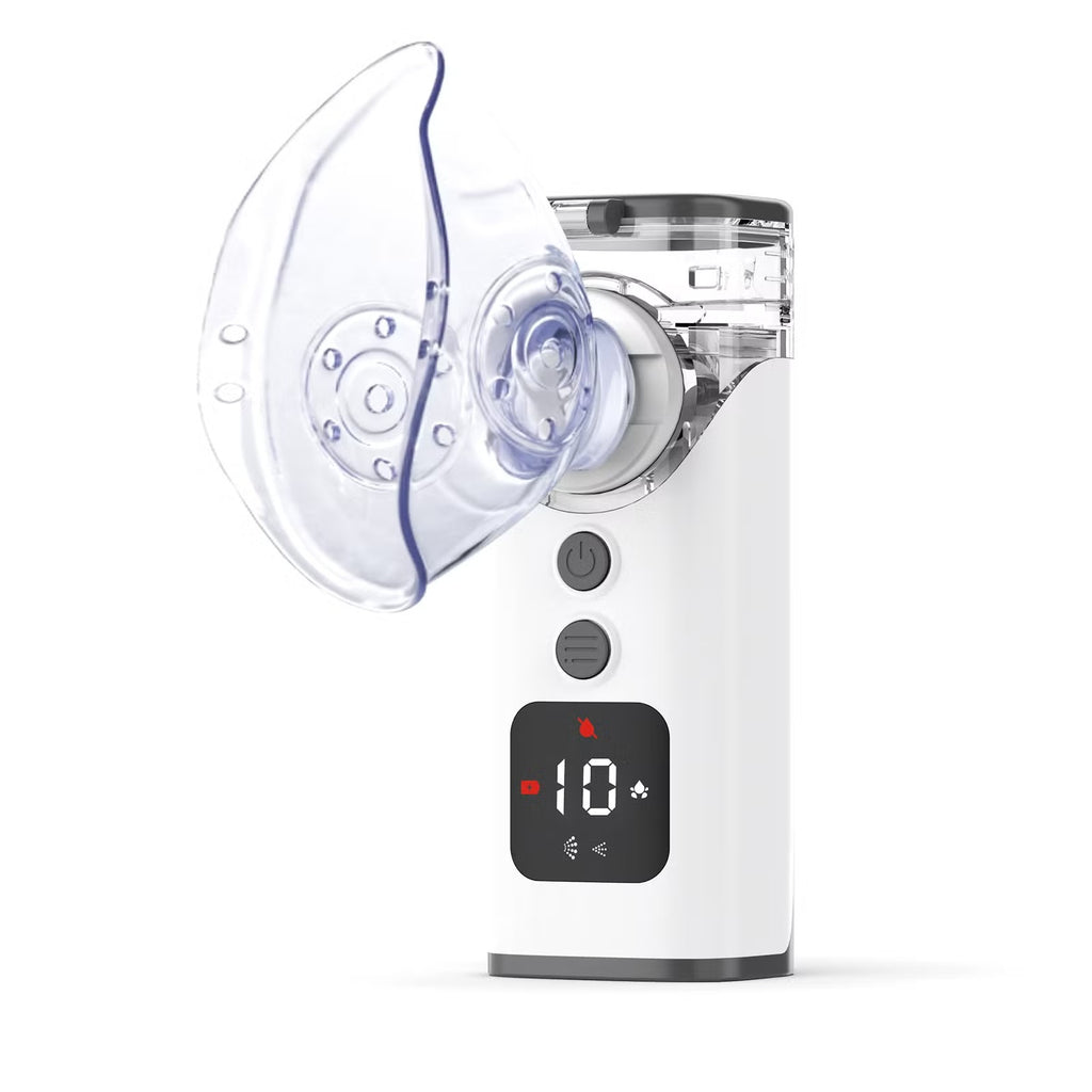 Nebulizador Mesh Digital Comprimido Portatil Y Recargable