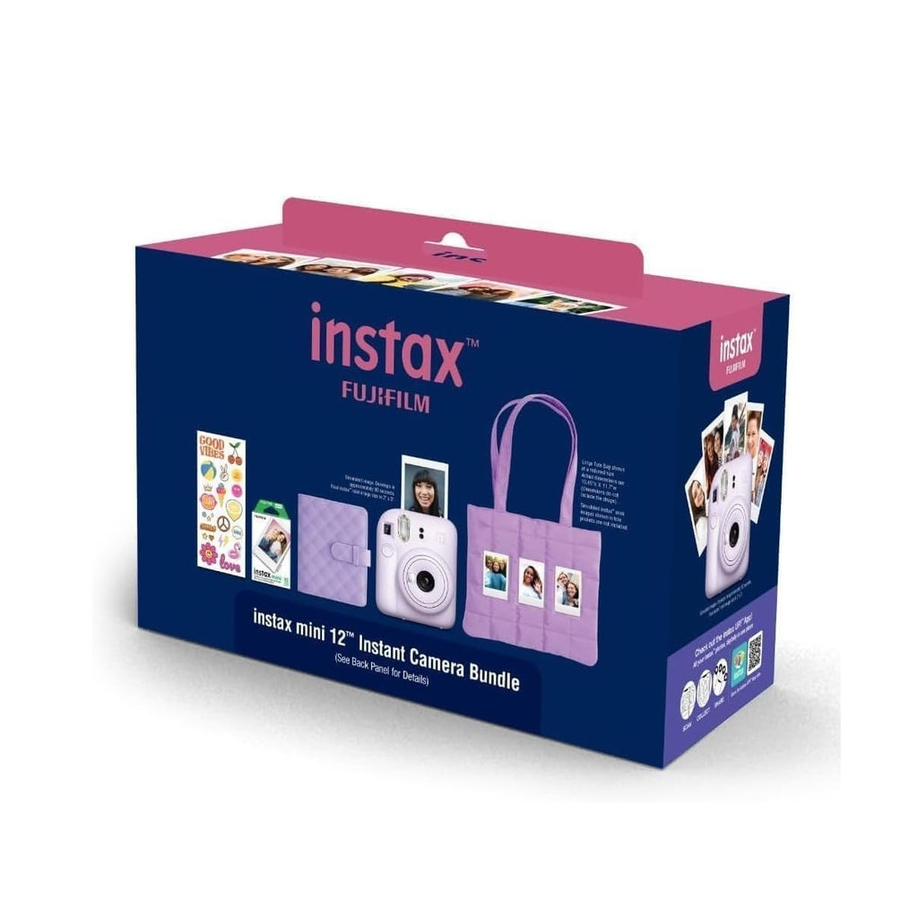 Camara Fujifilm Instax mini 12 (Lila) Combo 10 en 1