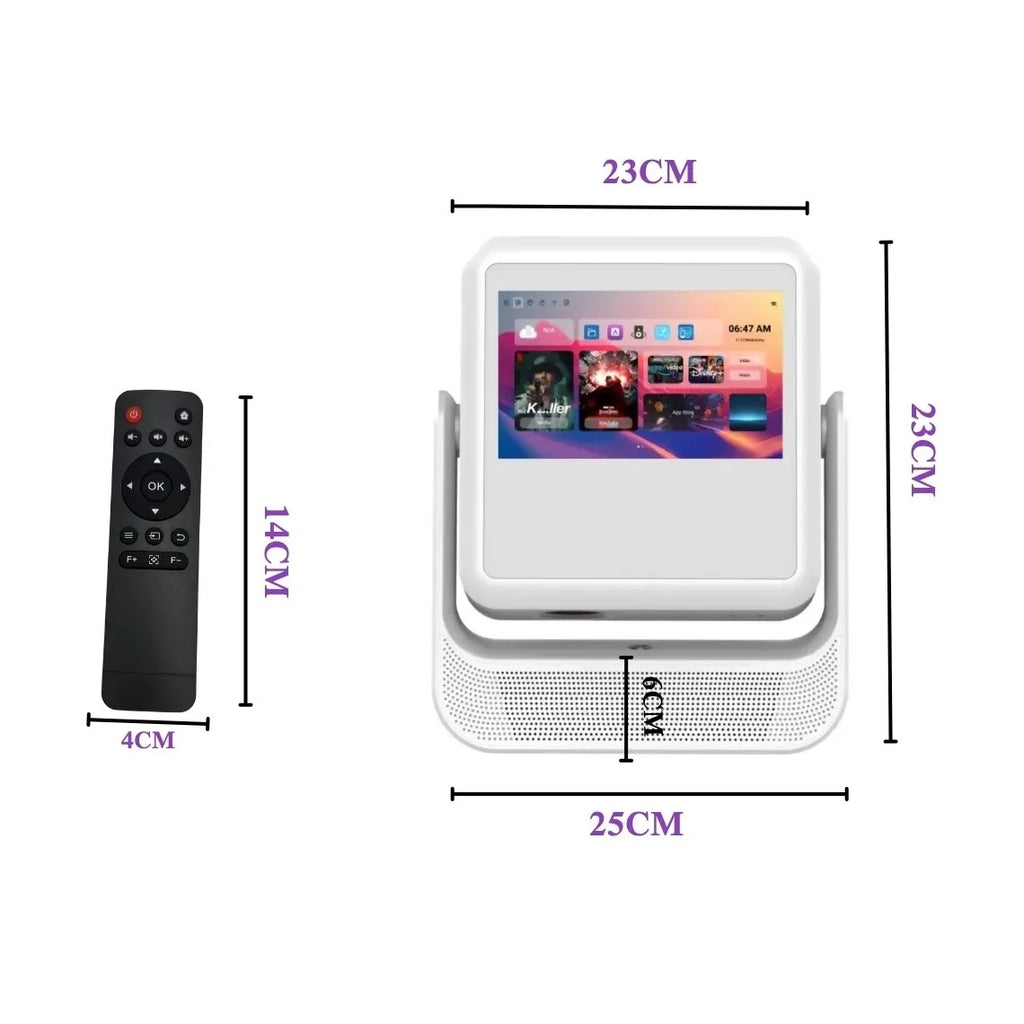 Proyector Inteligente 4k Con Pantalla Táctil Android Wifi 5g (300Ansi)