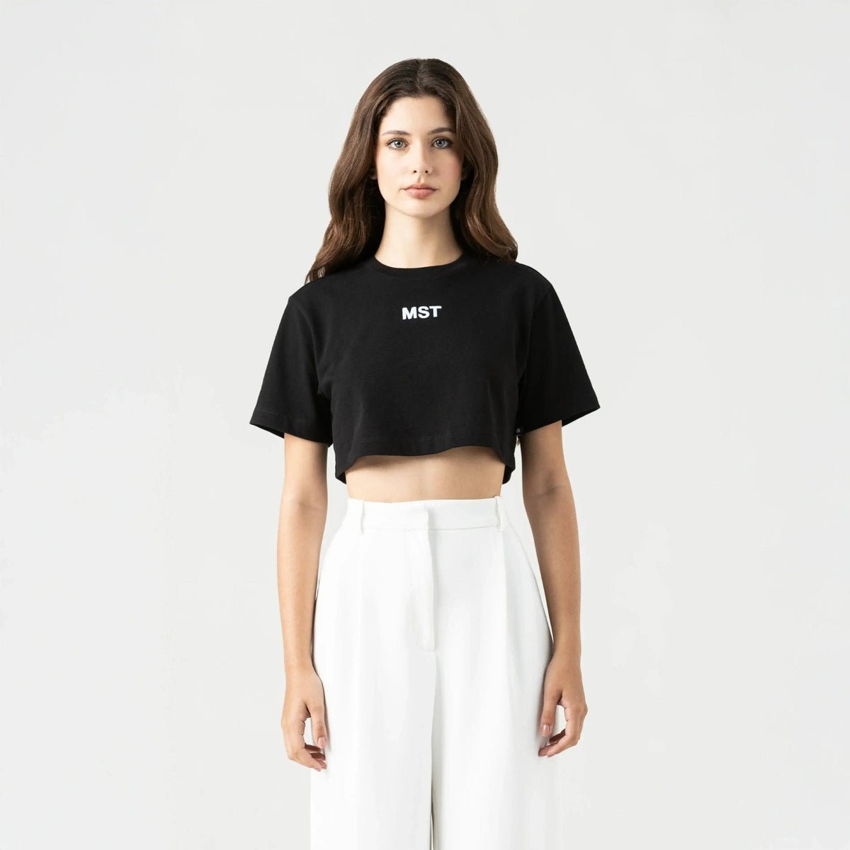 INDIRA CROP TOP WOMEN BLACK - Monastery | Tienda Oficial Colombia