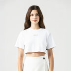INDIRA CROP TOP WOMEN WHITE - Monastery | Tienda Oficial Colombia
