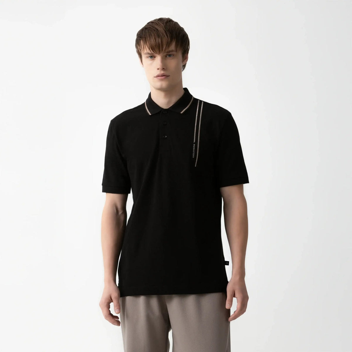 ISSOS POLO MEN BLACK - Monastery | Tienda Oficial Colombia