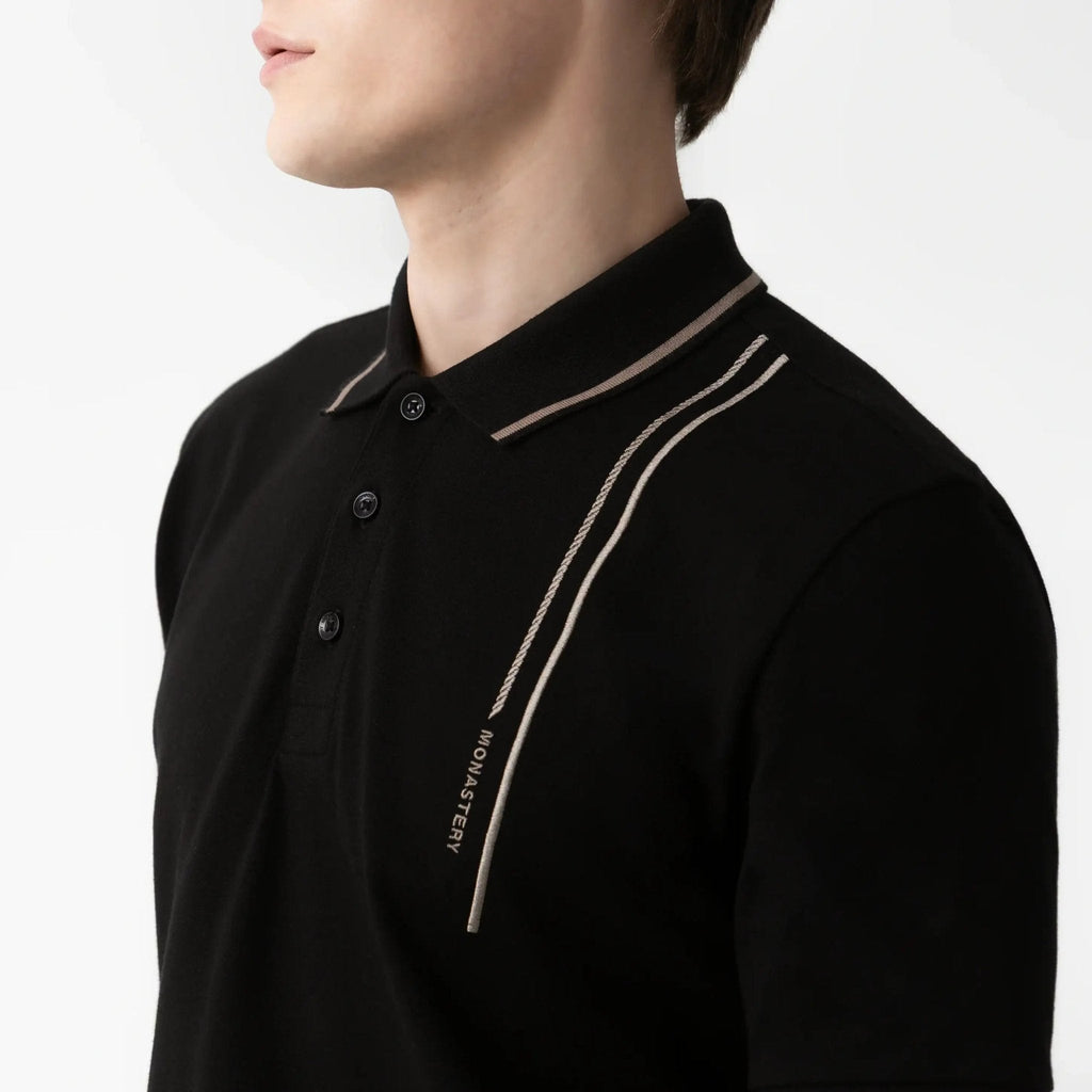 ISSOS POLO MEN BLACK - Monastery | Tienda Oficial Colombia