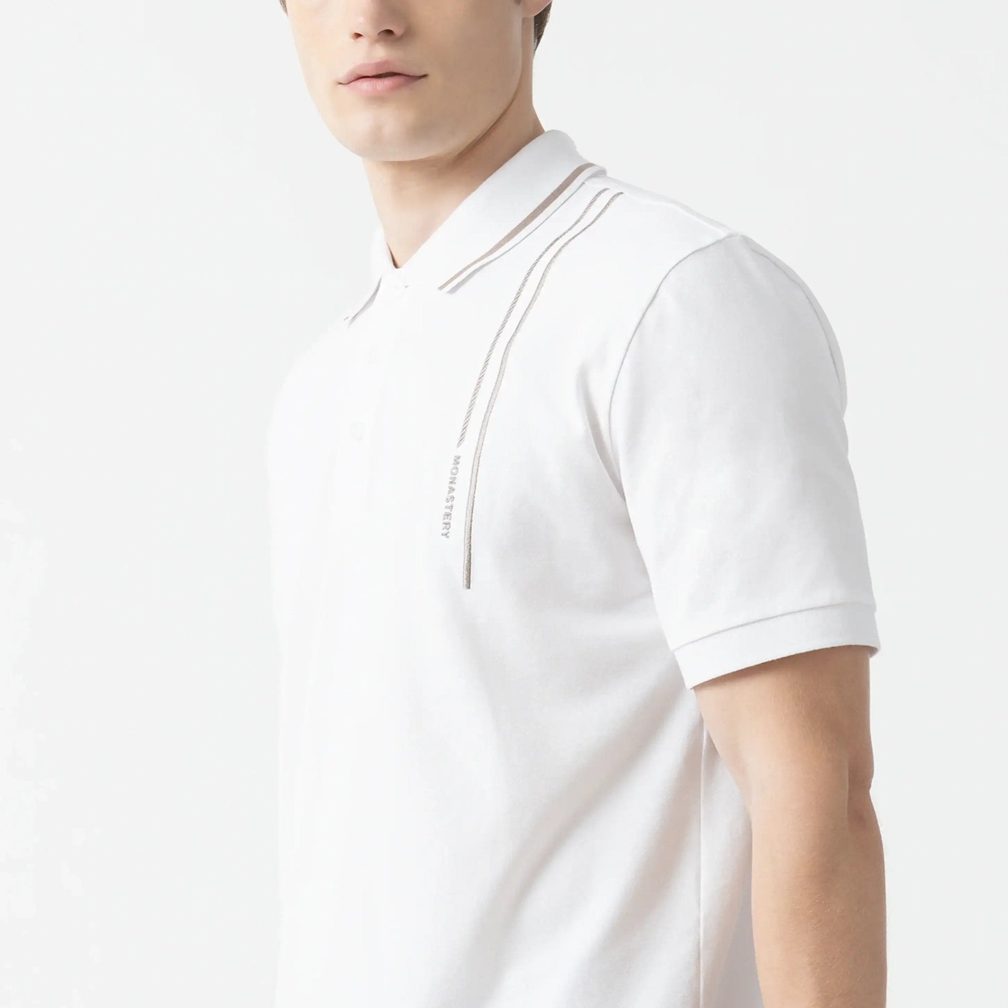 ISSOS POLO MEN WHITE - Monastery | Tienda Oficial Colombia