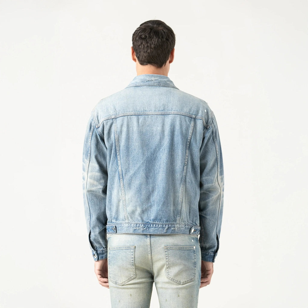 IZAN JACKET MEN BLUE DENIM - Monastery | Tienda Oficial Colombia
