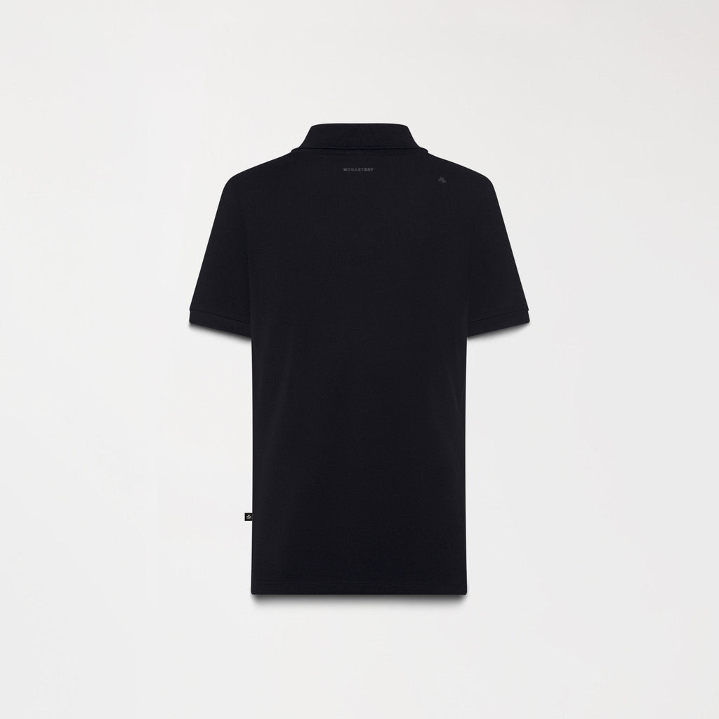 JANUS POLO MEN BLACK - Monastery | Tienda Oficial Colombia