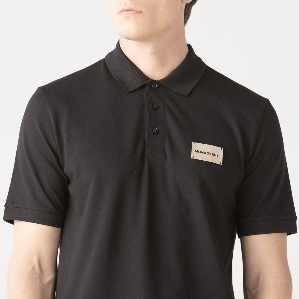 JANUS POLO MEN BLACK - Monastery | Tienda Oficial Colombia