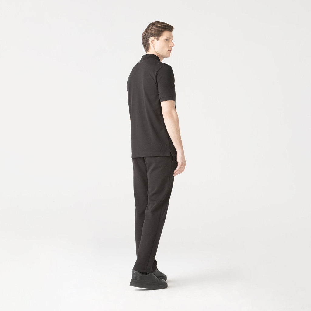 JANUS POLO MEN BLACK - Monastery | Tienda Oficial Colombia