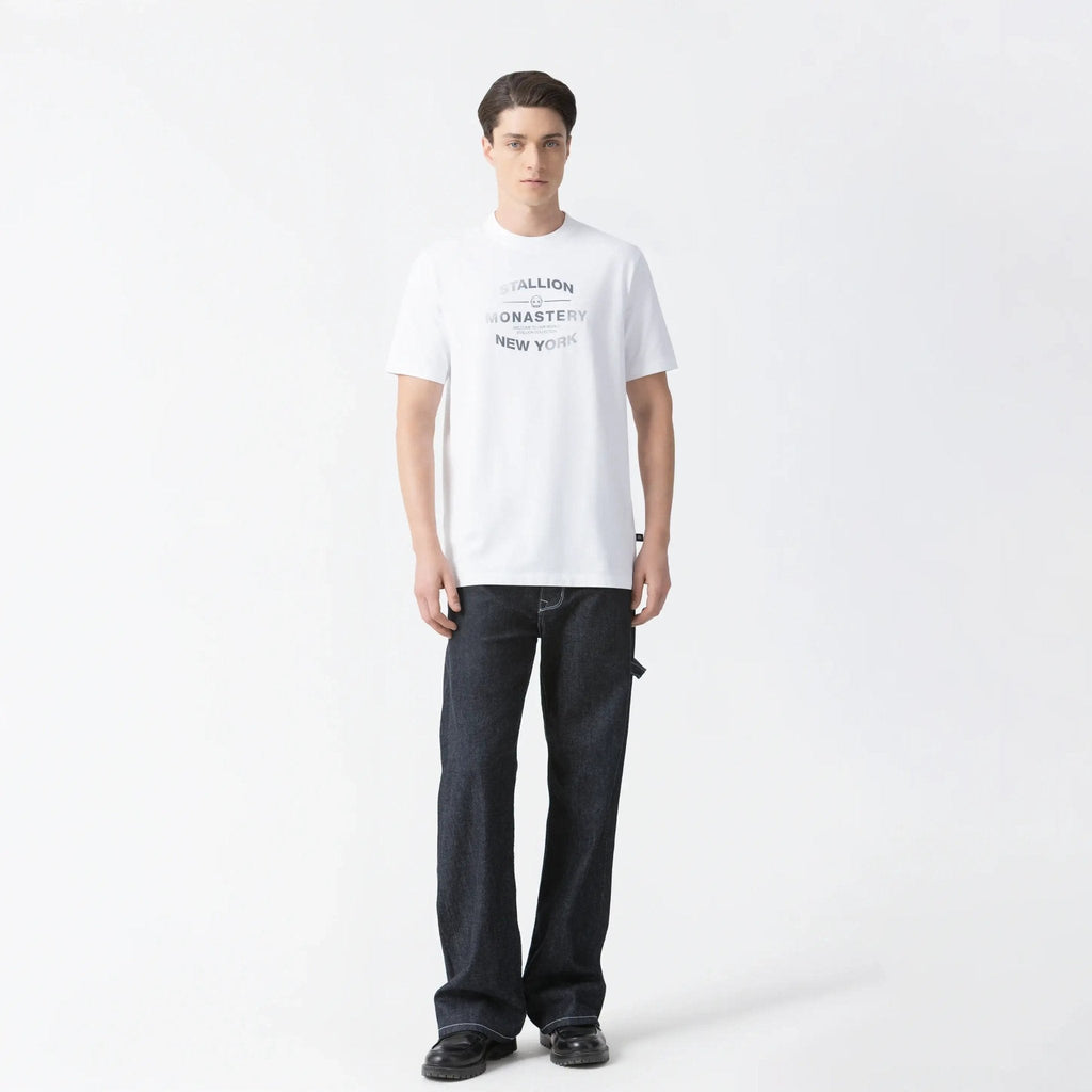 JARETH T - SHIRT MEN WHITE - Monastery | Tienda Oficial Colombia
