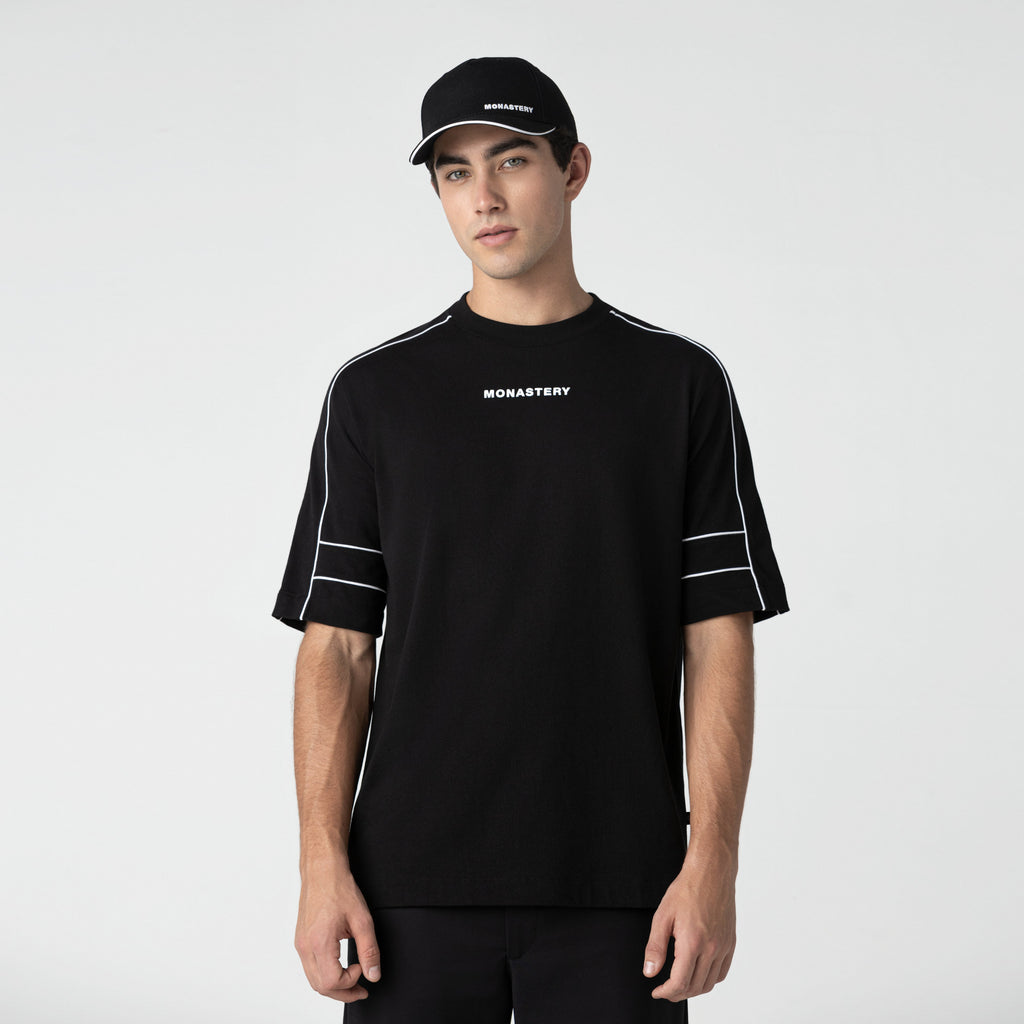 JASON T - SHIRT OVERSIZED MEN BLACK - Monastery | Tienda Oficial Colombia