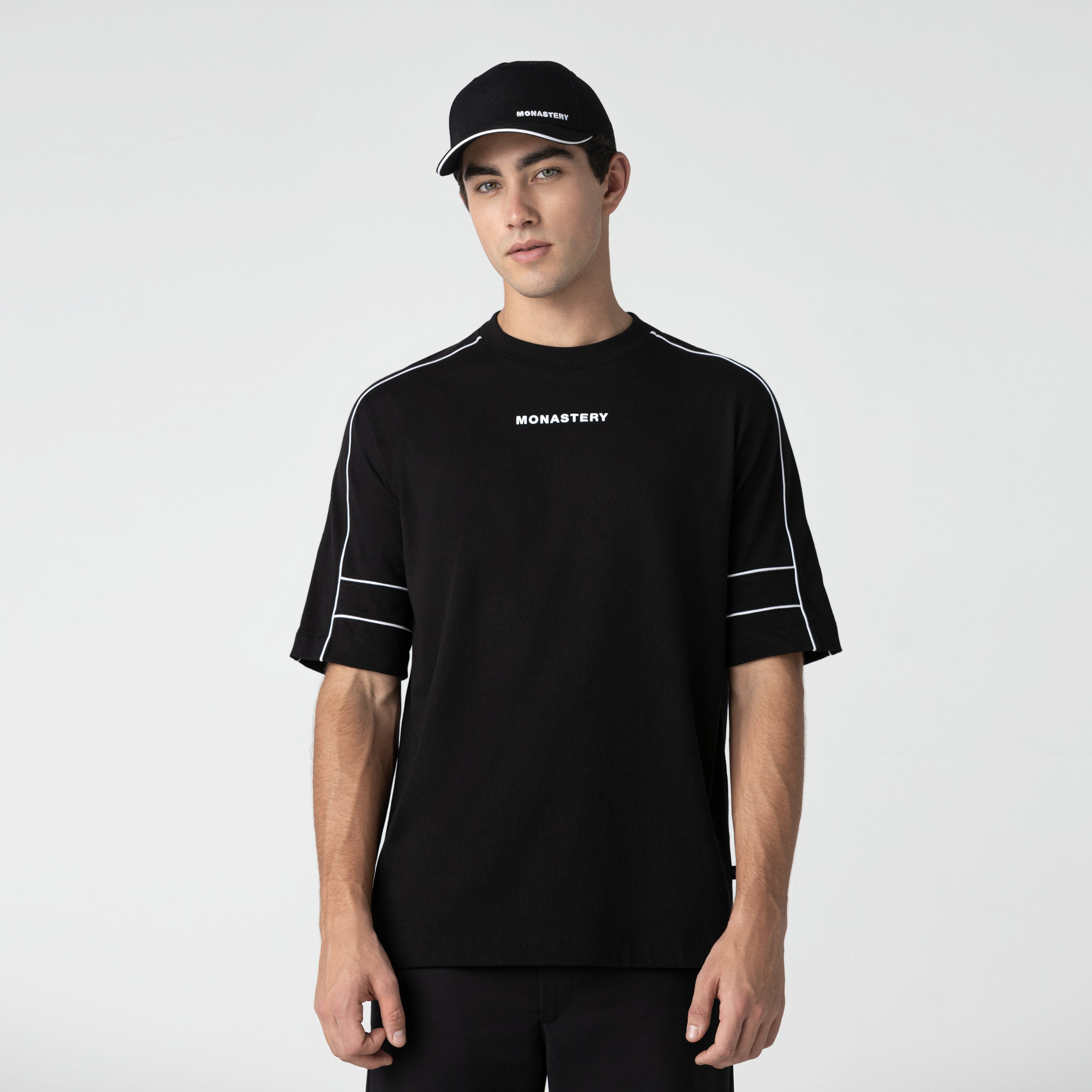 JASON T - SHIRT OVERSIZED MEN BLACK - Monastery | Tienda Oficial Colombia