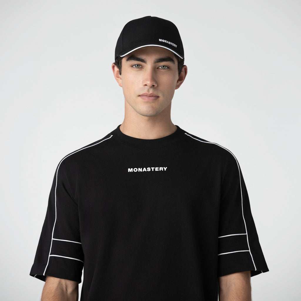 JASON T - SHIRT OVERSIZED MEN BLACK - Monastery | Tienda Oficial Colombia