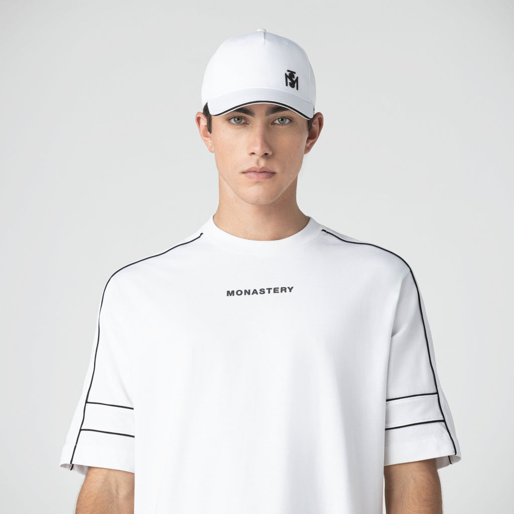 JASON T - SHIRT OVERSIZED MEN WHITE - Monastery | Tienda Oficial Colombia