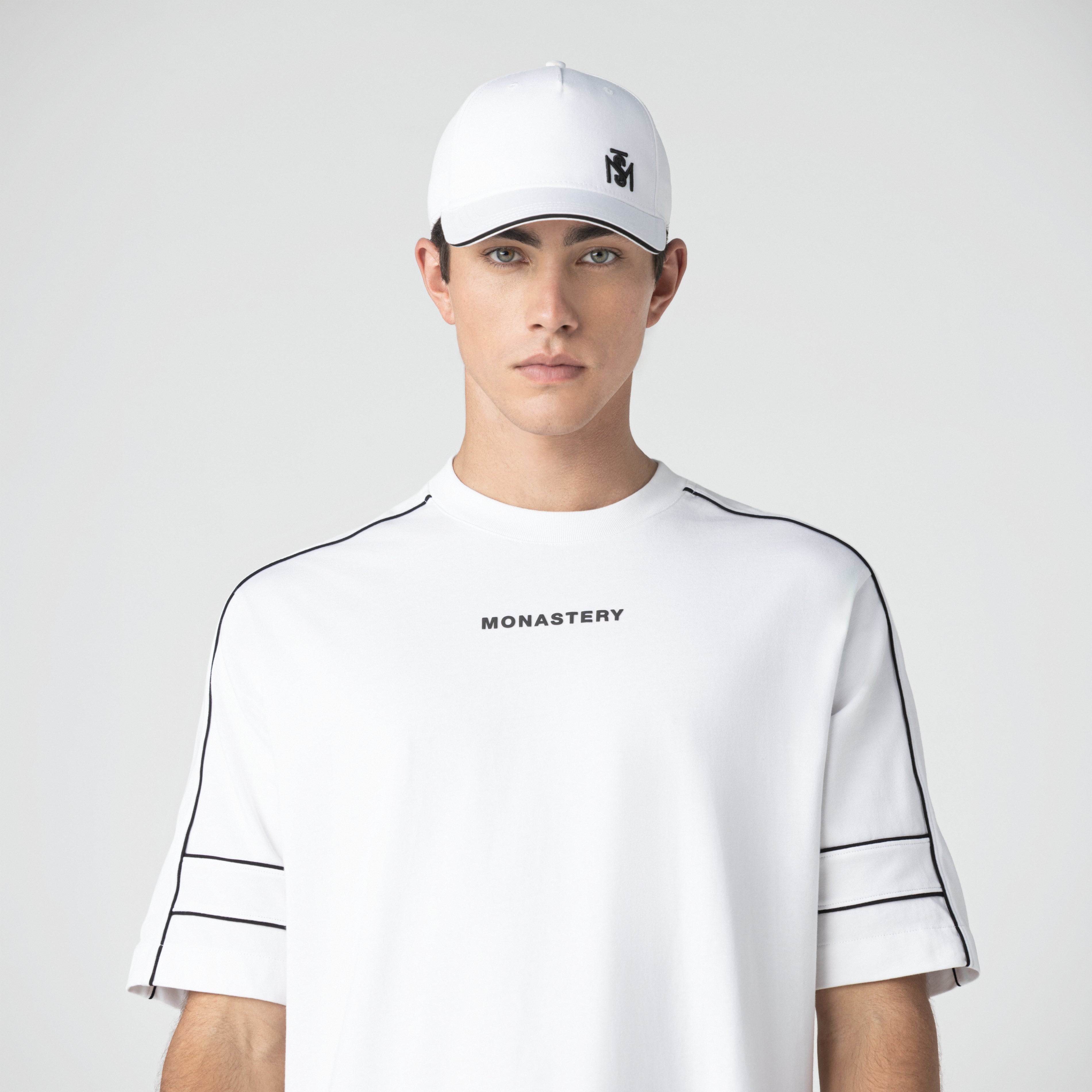 JASON T - SHIRT OVERSIZED MEN WHITE - Monastery | Tienda Oficial Colombia