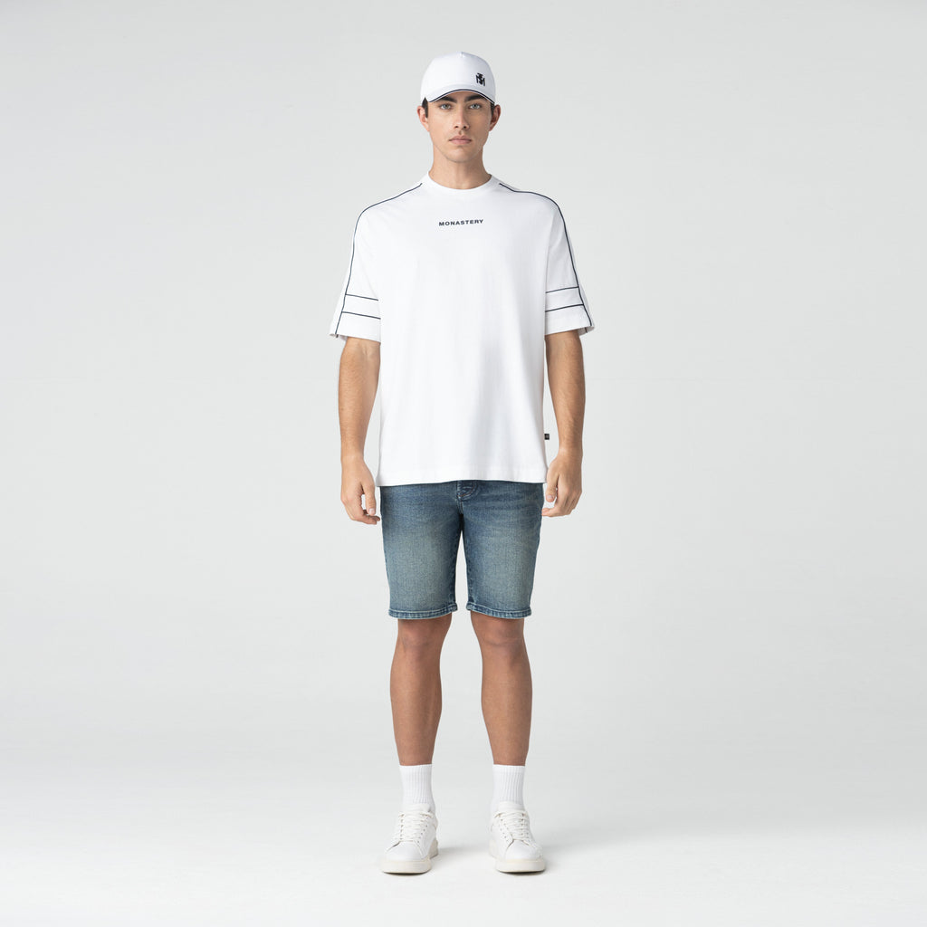 JASON T - SHIRT OVERSIZED MEN WHITE - Monastery | Tienda Oficial Colombia