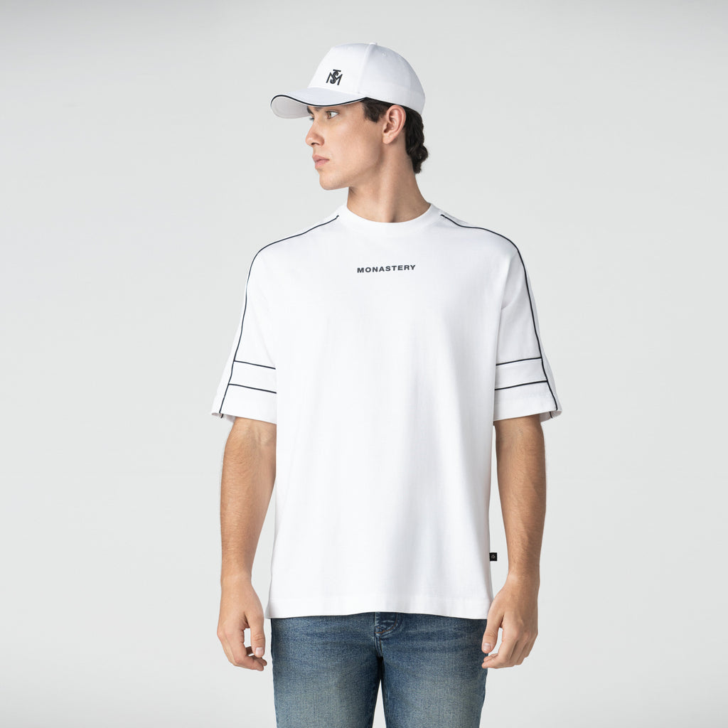 JASON T - SHIRT OVERSIZED MEN WHITE - Monastery | Tienda Oficial Colombia