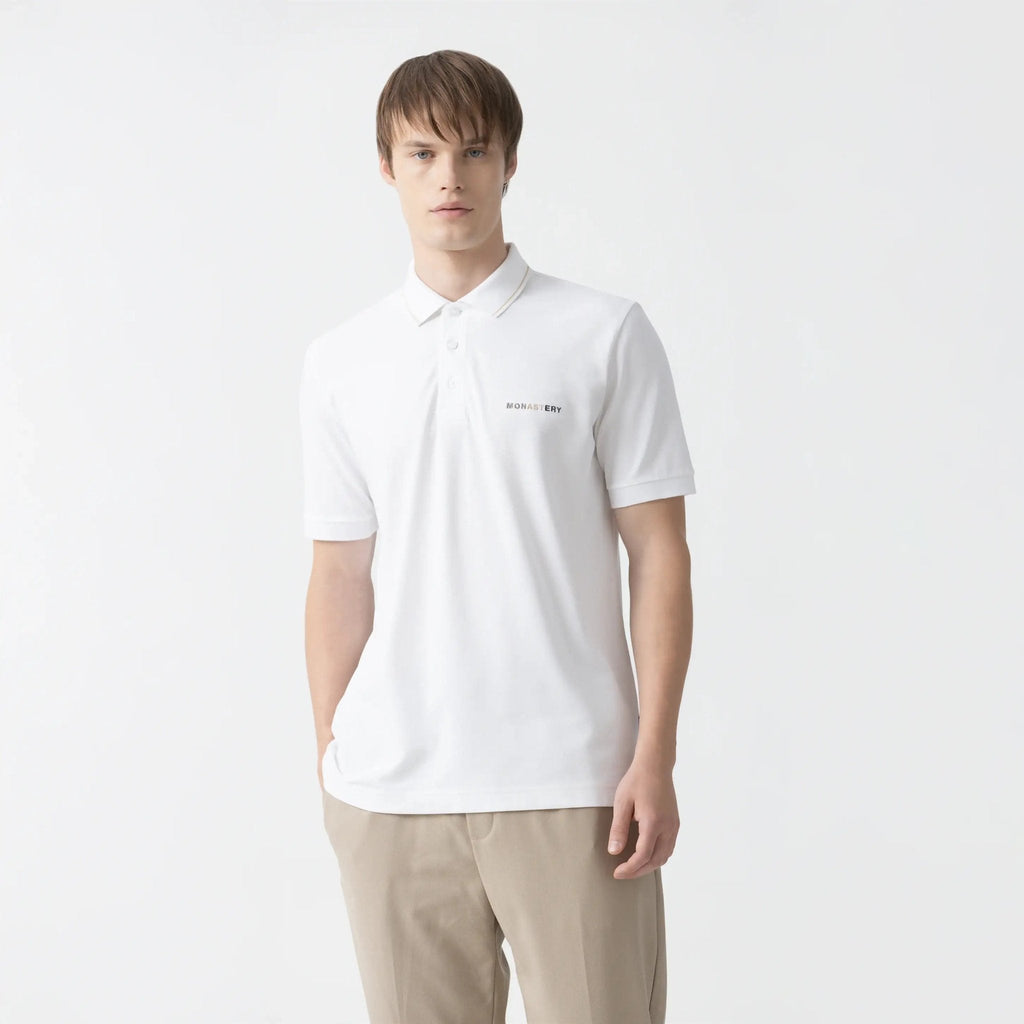 JASSO POLO MEN WHITE - Monastery | Tienda Oficial Colombia
