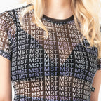 JENNA CROP TOP WOMEN BLACK - Monastery | Tienda Oficial Colombia