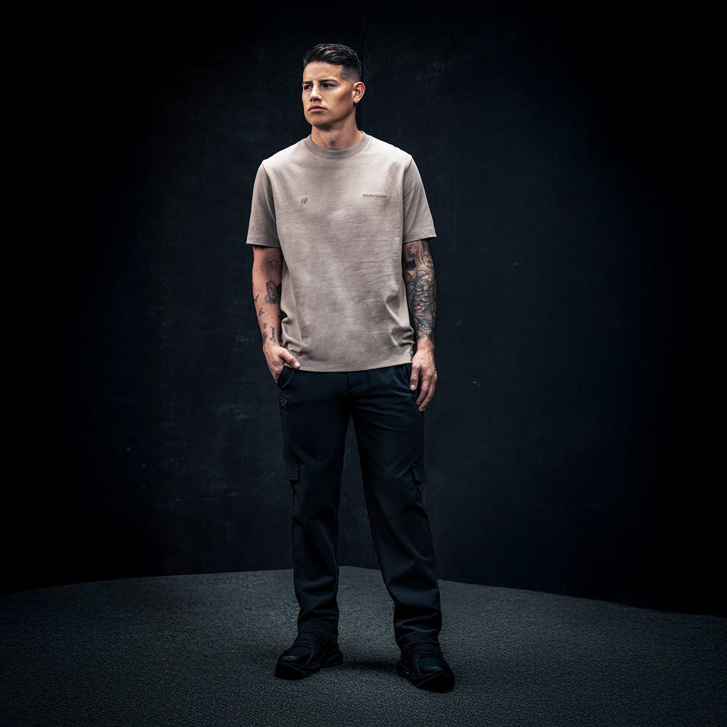 JR CRACK T-SHIRT MEN TAUPE GRAY - Monastery | Tienda Oficial Colombia
