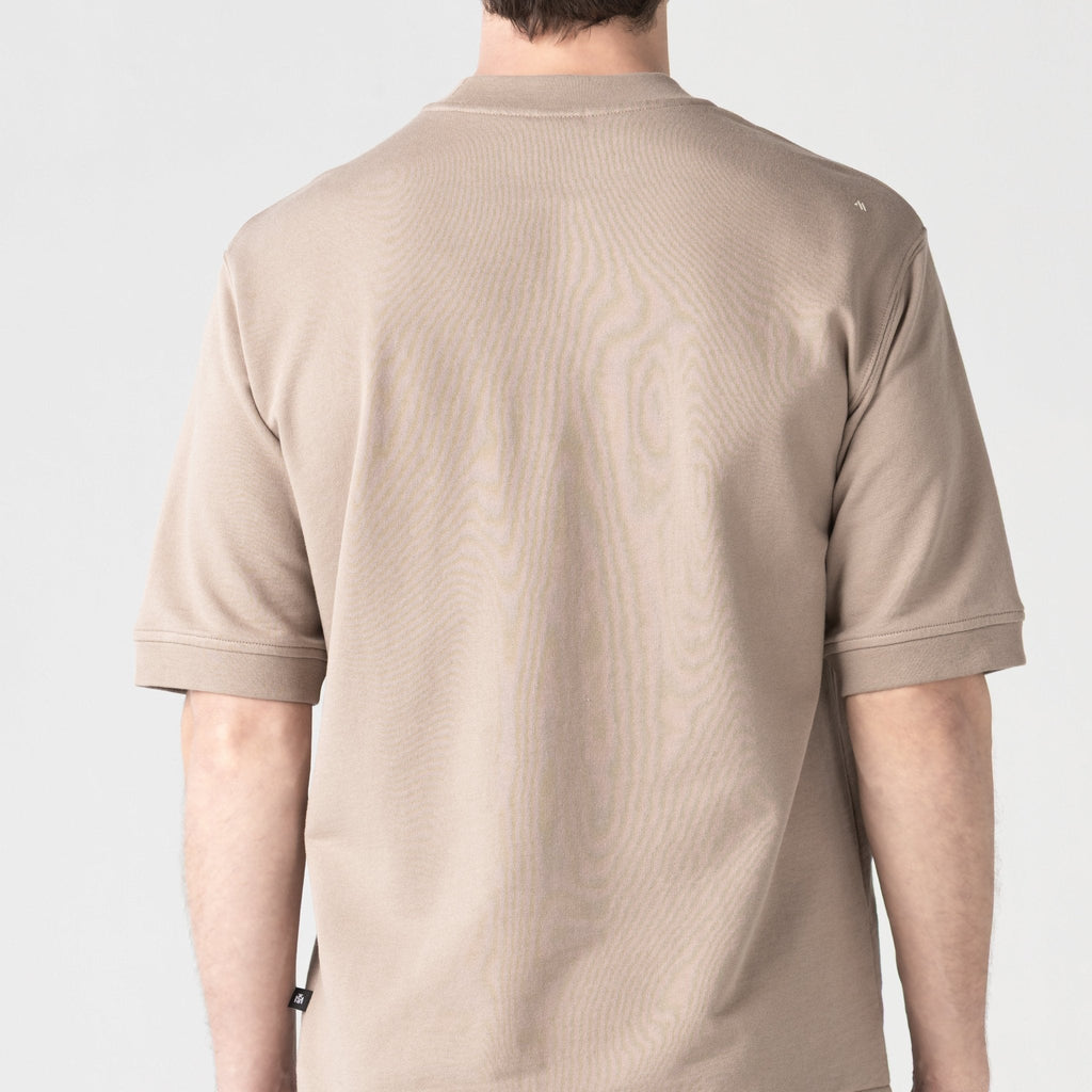 JR JEM T-SHIRT OVERSIZED MEN TAUPE GRAY - Monastery | Tienda Oficial Colombia