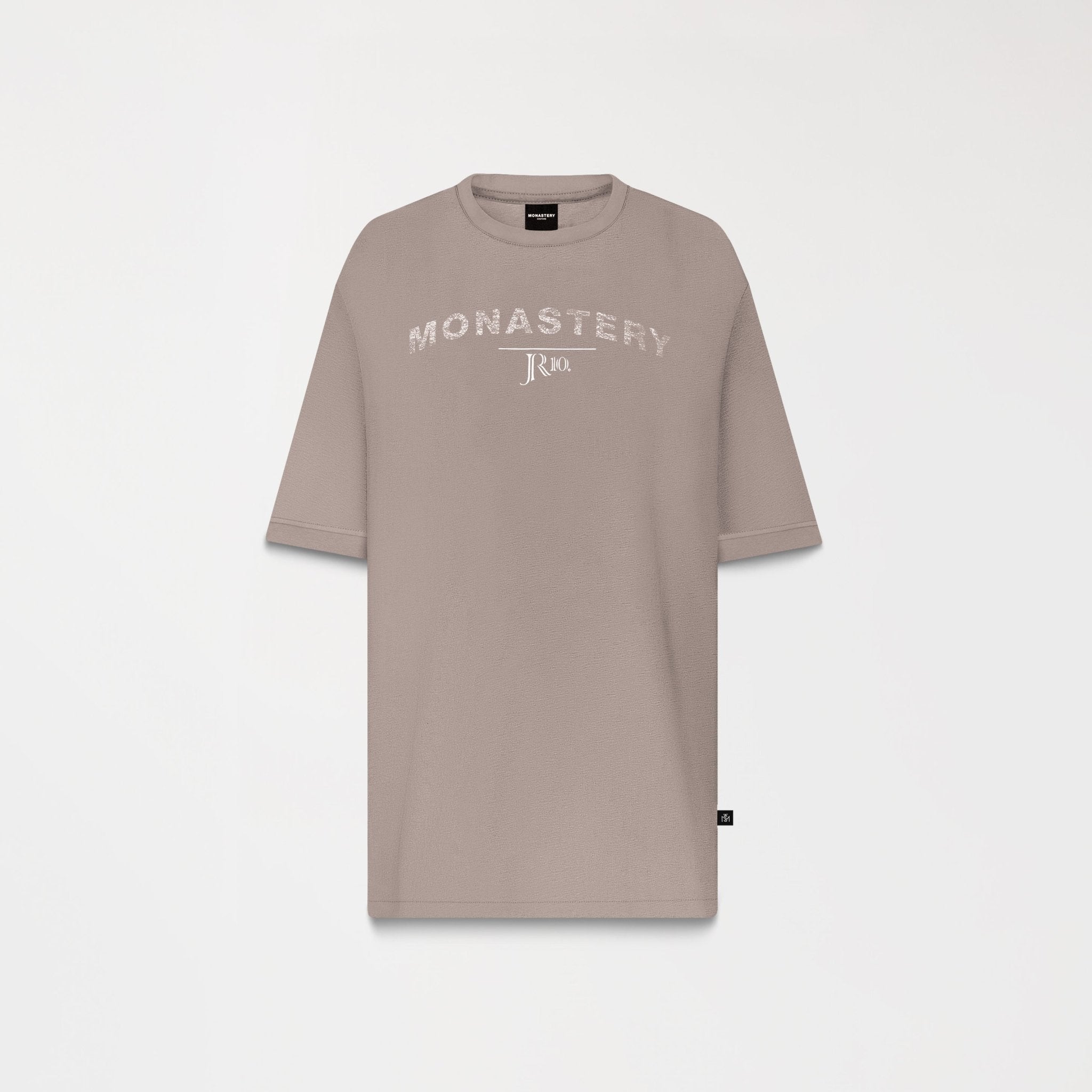 JR JEM T-SHIRT OVERSIZED MEN TAUPE GRAY - Monastery | Tienda Oficial Colombia