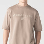 JR JEM T-SHIRT OVERSIZED MEN TAUPE GRAY - Monastery | Tienda Oficial Colombia