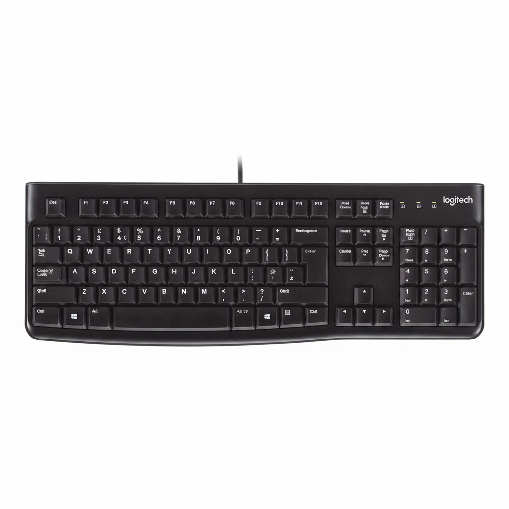 TECLADO LOGITECH K120 ENG USB BLACK