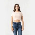 KAIA CROP TOP WOMEN CAMEO ROSE - Monastery | Tienda Oficial Colombia