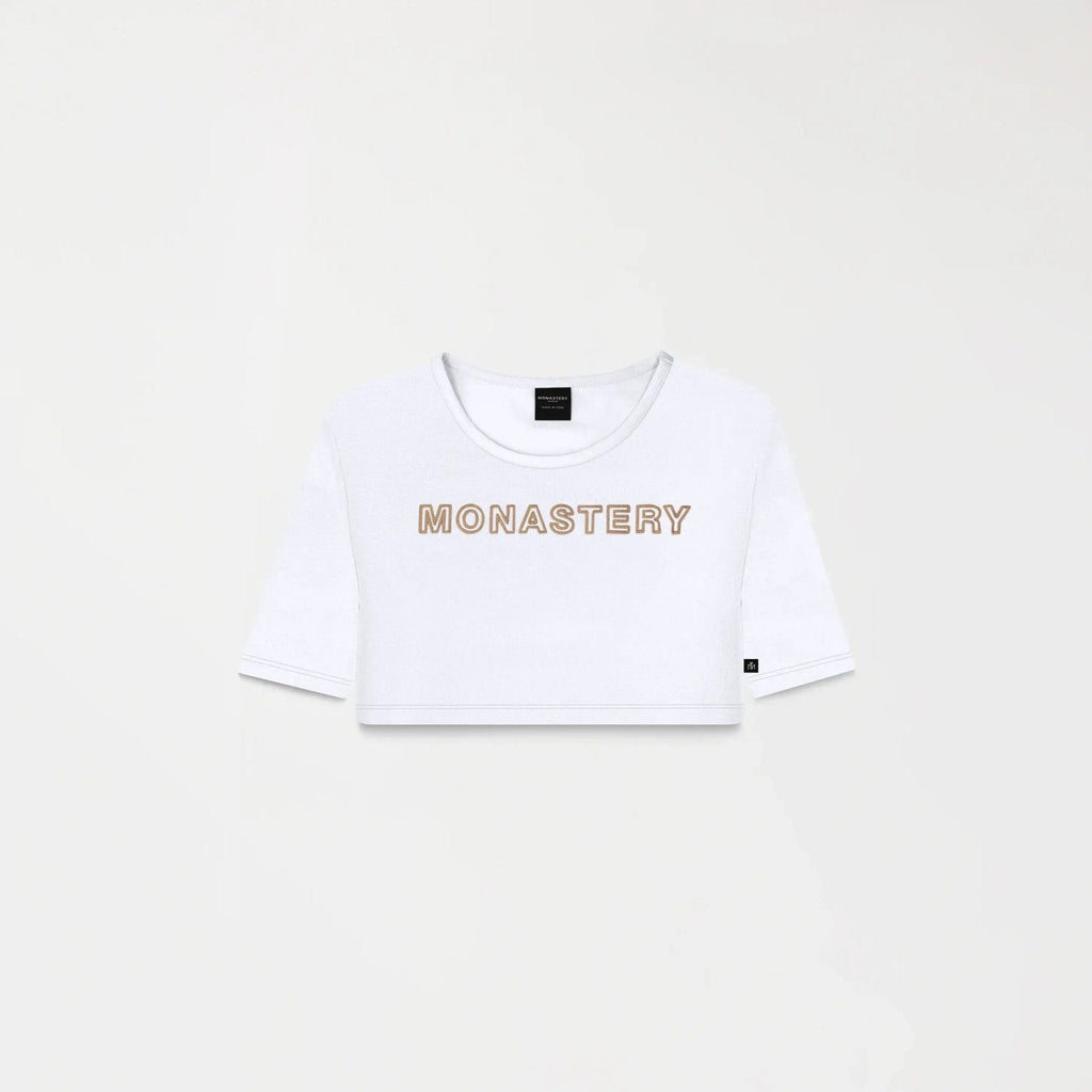 KAIA CROP TOP WOMEN WHITE - Monastery | Tienda Oficial Colombia