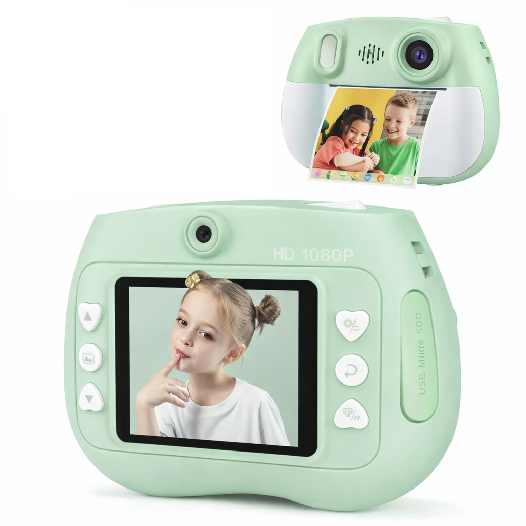 Cámara Instantánea Termica 1080P HD – Incluye 4 Rollos Y Juegos