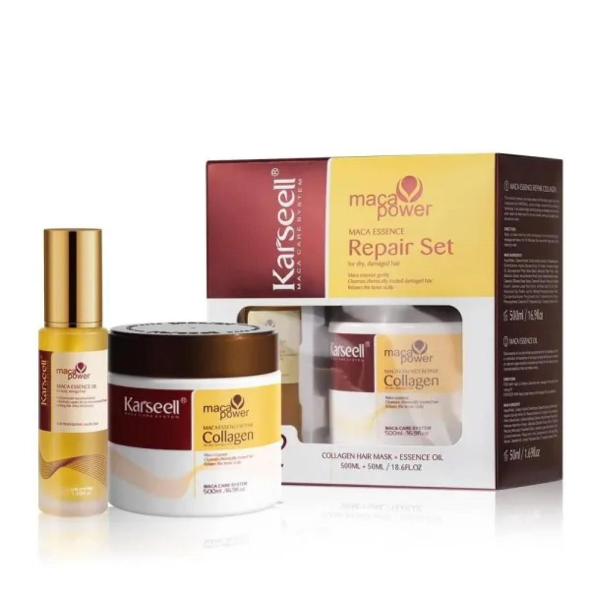 KARSEELL SET FULL SIZE TRATAMIENTO + ACEITE 500ML