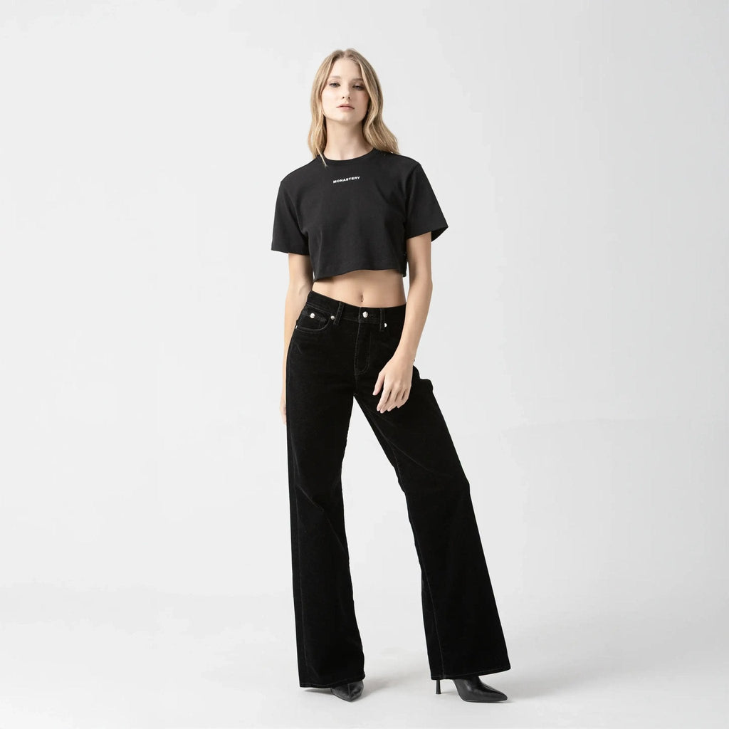 KASSIA CROP TOP WOMEN BLACK - Monastery | Tienda Oficial Colombia