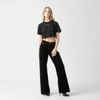 KASSIA CROP TOP WOMEN BLACK - Monastery | Tienda Oficial Colombia
