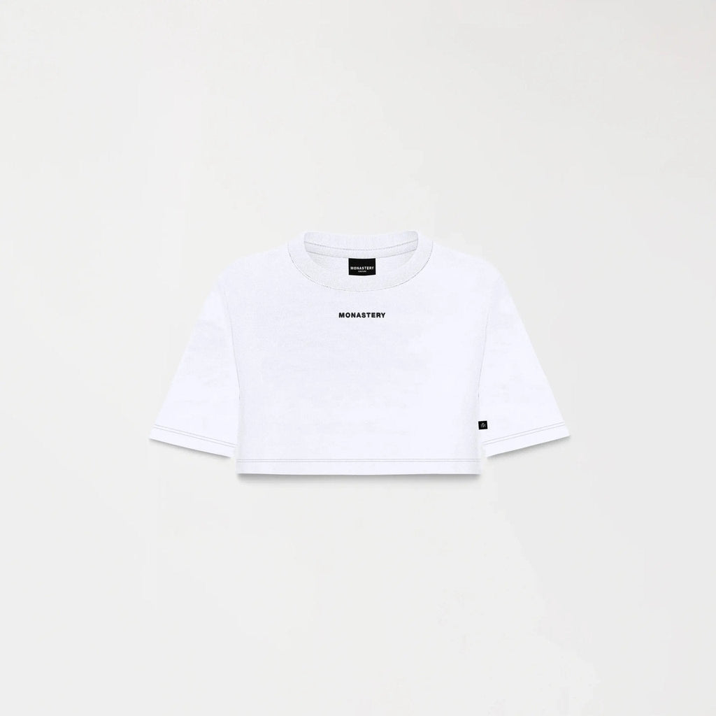 KASSIA CROP TOP WOMEN WHITE - Monastery | Tienda Oficial Colombia
