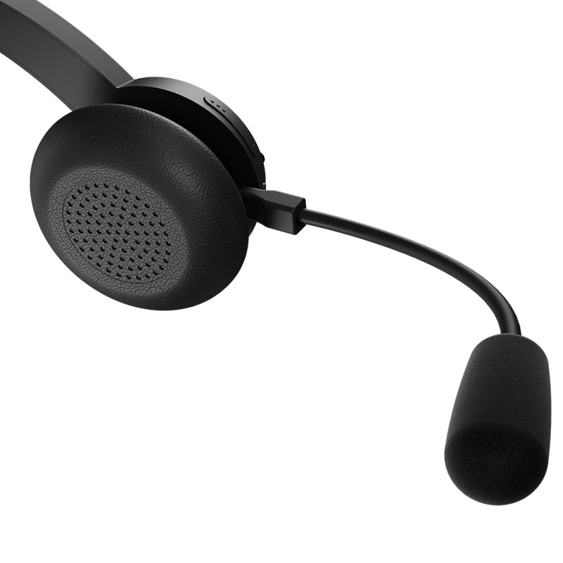 HEADSET KLIPX CRYSTALCOM PRO WIRELESS - USB C BLACK