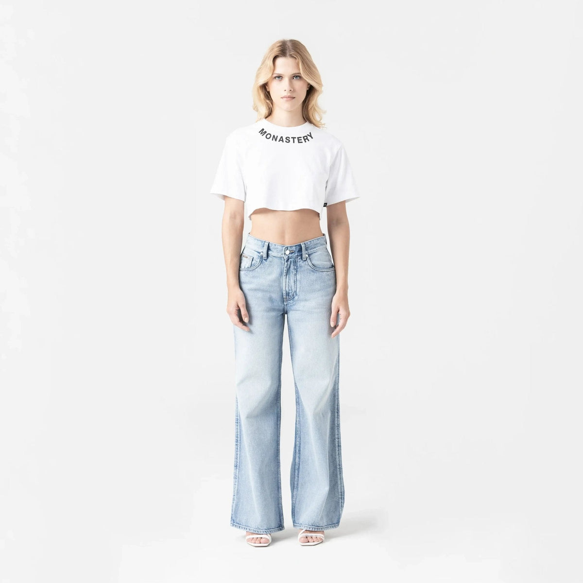 KELYN CROP TOP WOMEN WHITE - Monastery | Tienda Oficial Colombia